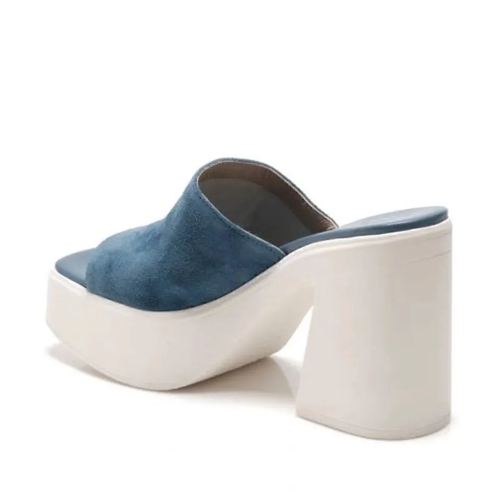 Free People Zoe Platform Sandal 40 EU / 10 M US, WINDING RIVER Combo